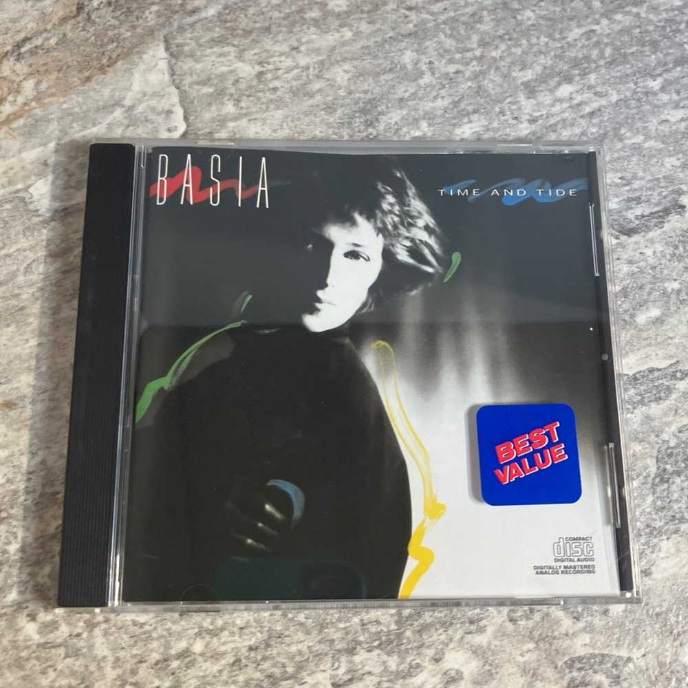 Basia Time and Tide CD Album‎ 1987 Pop Jazz Smooth 10 Tracks